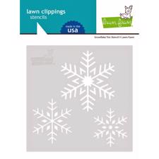 Lawn Fawn Clipping Stencils - Snowflake Trio