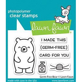 Lawn Fawn Clear Stamp - Germ Free Bear