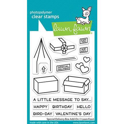 Lawn Fawn Clear Stamp - Special Delivery Box Add-On