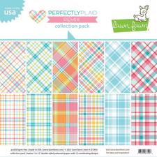 Lawn Fawn Collection Pack 12x12" - Perfectly Plaid Remix