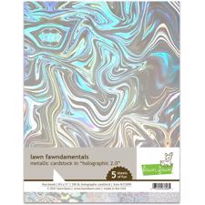 Lawn Fawn Metallic Cardstock - Holographic 2.0