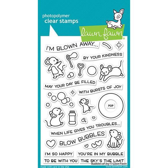 Lawn Fawn Clear Stamp - Bubbles of Joy