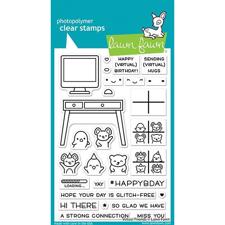 Lawn Fawn Clear Stamp - Virtual Friends