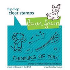 Lawn Fawn Clear Stamp - Dandy Day FLIP-FLOP