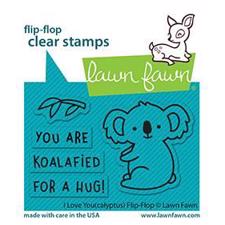 Lawn Fawn Clear Stamp - I Love You (calyptus) FLIP-FLOP