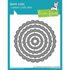 Lawn Cuts - Just Stitching: Scalloped Circles - DIES