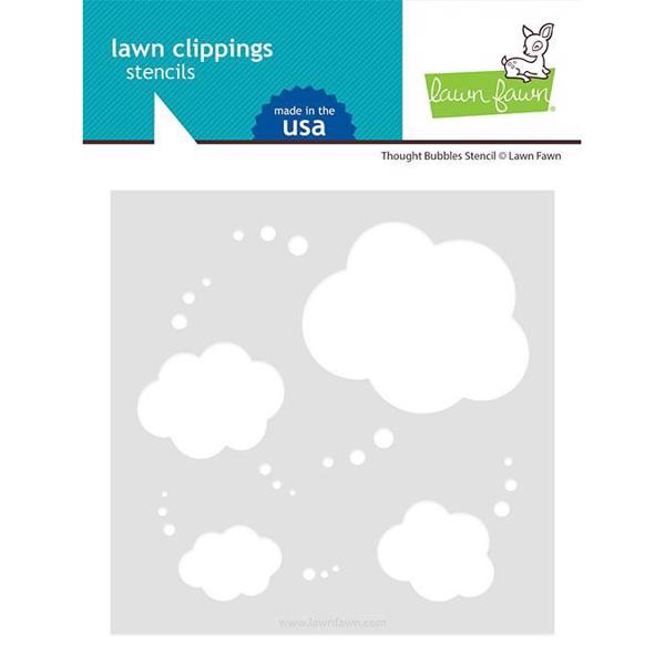Lawn Fawn Clipping Stencil - Thought Bubbles