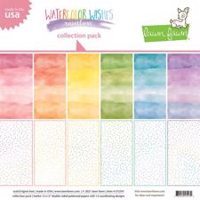 Lawn Fawn Collection Pack 12x12" - Watercolor Wishes Rainbow
