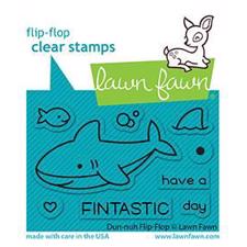 Lawn Fawn Clear Stamp - Duh-Nuh FLIP-FLOP