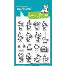 Lawn Fawn Clear Stamp - Tiny Birthday Friends