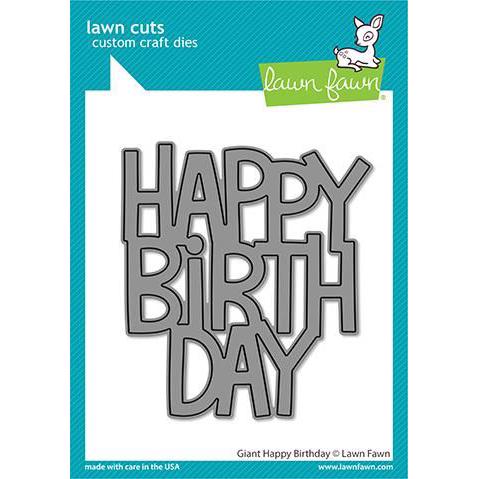 Lawn Cuts - Giant Happy Birthday- DIES