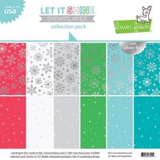 Lawn Fawn Collection Pack 12x12" - Let it Shine Snowflakes