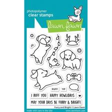Lawn Fawn Clear Stamp - Furry and Bright