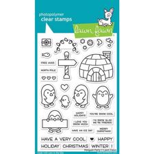 Lawn Fawn Clear Stamp - Penguin Party