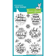 Lawn Fawn Clear Stamp - Magic Holiday Messages