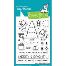 Lawn Fawn Clear Stamp - Merry Mice