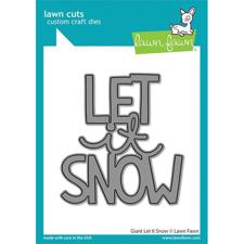 Lawn Cuts - Giant Let it Snow (DIES)