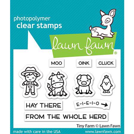 Lawn Fawn Clear Stamp - Tiny Farm