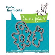Lawn Cuts - Rub-a-Dub-Dub Flip-Flop (DIES)