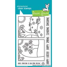 Lawn Fawn Clear Stamp - Window Scene: Spring