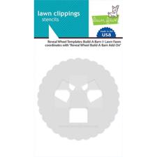 Lawn Fawn Clipping Stencils - Reveal Wheel / Build-a-Barn