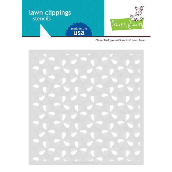 Lawn Fawn Clipping Stencils - Clover Background