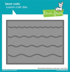 Lawn Cuts - Stitched Wavy Backdrop: Landscape (DIES)