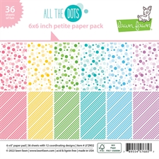 Lawn Fawn Paper Pad 6x6" - All the Dots