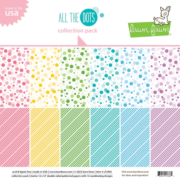 Lawn Fawn Collection Pack 12x12" - All the Dots