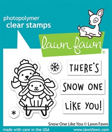 Lawn Fawn Clear Stamp - Snow One Like You