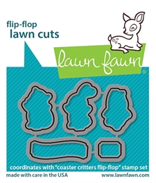 Lawn Cuts - Coaster Critters Flip-Flop (DIES)