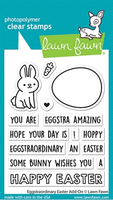 Lawn Fawn Clear Stamp - Eggstraordinary Easter Add-On