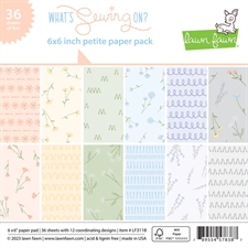 Lawn Fawn Paper Pad 6x6" - What's Sewing On