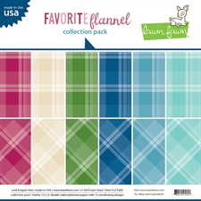 Lawn Fawn Collection Pack 12x12" - Favorite Flannel