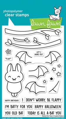 Lawn Fawn Clear Stamp - Batty for You