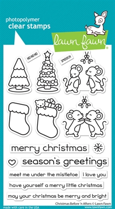 Lawn Fawn Clear Stamp - Christmas Before'n Afters