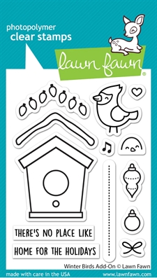 Lawn Fawn Clear Stamp - Winter Birds Add-Ons