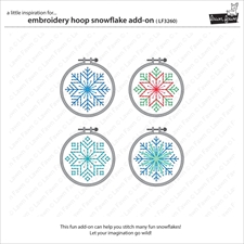 Lawn Cuts - Embroidery Hoop Snowflake Add-On (DIES)