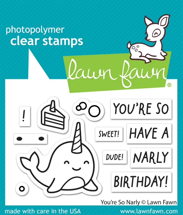 Lawn Fawn Clear Stamp Set - You\'re so Narly