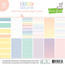 Lawn Fawn Paper Pad 6x6" - Rainbow Ever After