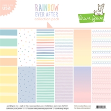 Lawn Fawn Collection Pack 12x12" - Rainbow Ever After