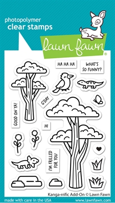 Lawn Fawn Clear Stamp Set - Kanga-rrific Add-On