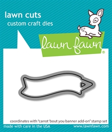 Lawn Cuts - Carrot 'bout You Banner Add-On (DIES)