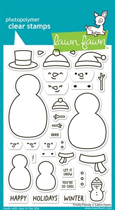 Lawn Fawn Clear Stamp Set - Frosty Family