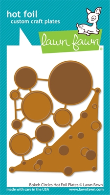 Lawn Fawn Hot Foil Plate - Bokeh Circles