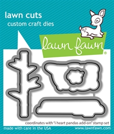 Lawn Cuts - I Heart Panda Add-Ons (DIES)