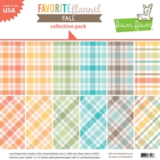Lawn Fawn Collection Pack 12x12" - Favorite Flannel Fall