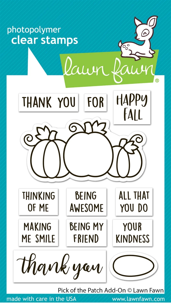 Lawn Fawn Clear Stamp Set - Pick of the Patch Add-On