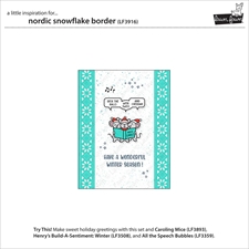 Lawn Cuts - Nordic Snowflake Border (DIES)