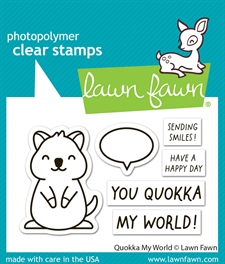 Lawn Fawn Clear Stamp Set - Quokka My World